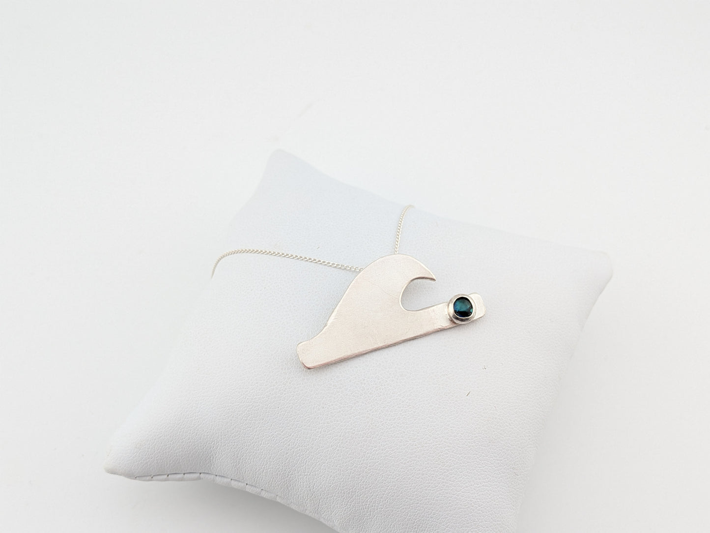 Silver Wave Pendant