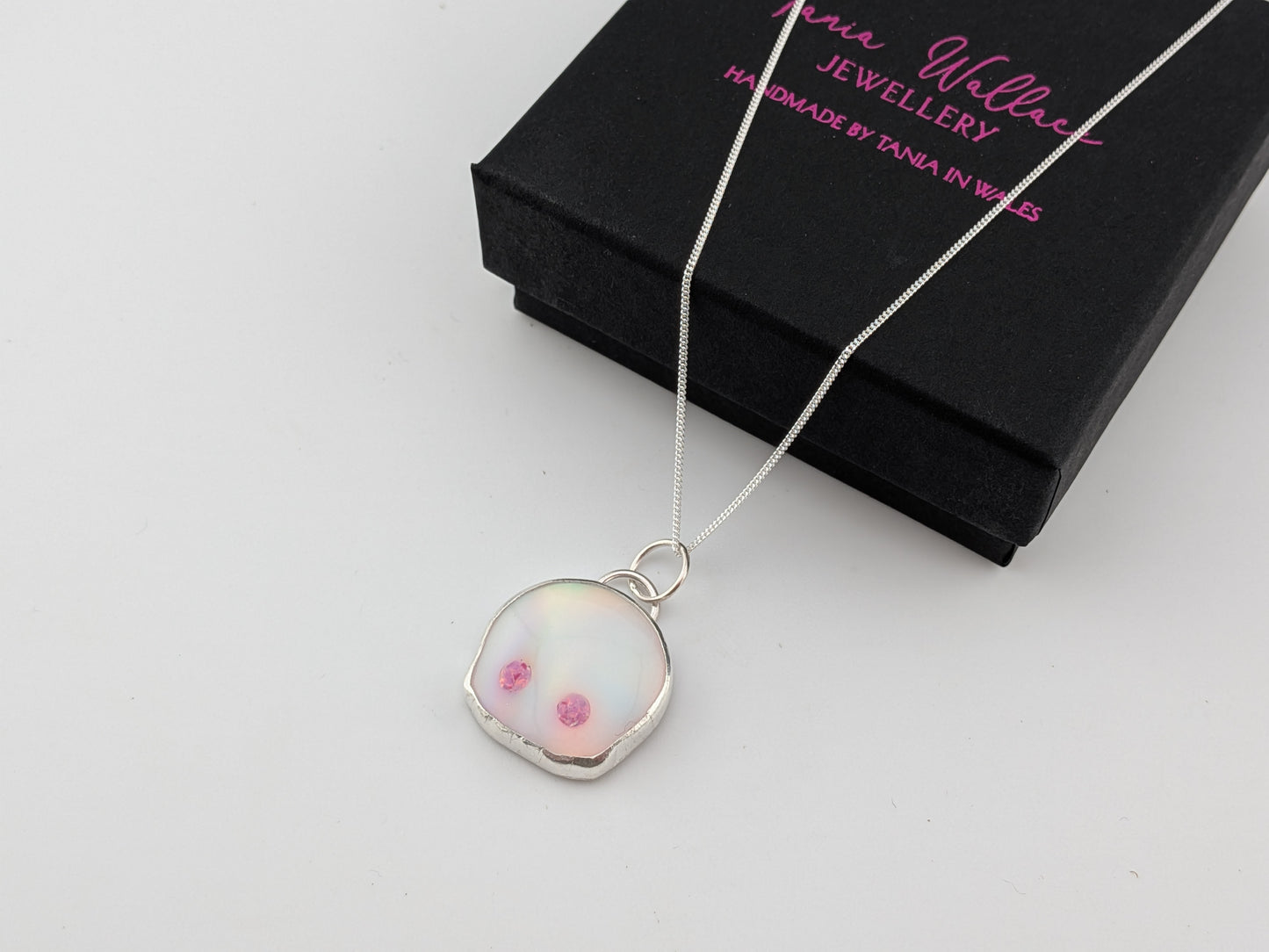 Aurora Opal Skull Pendant