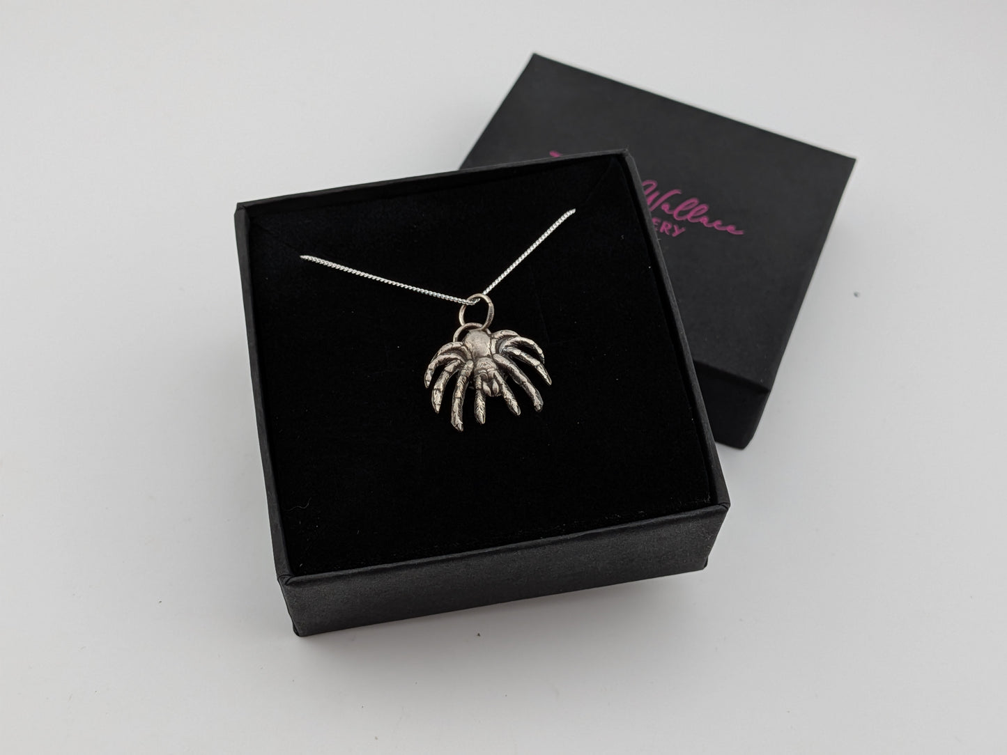 Sterling Silver Tarantula Spider Pendant