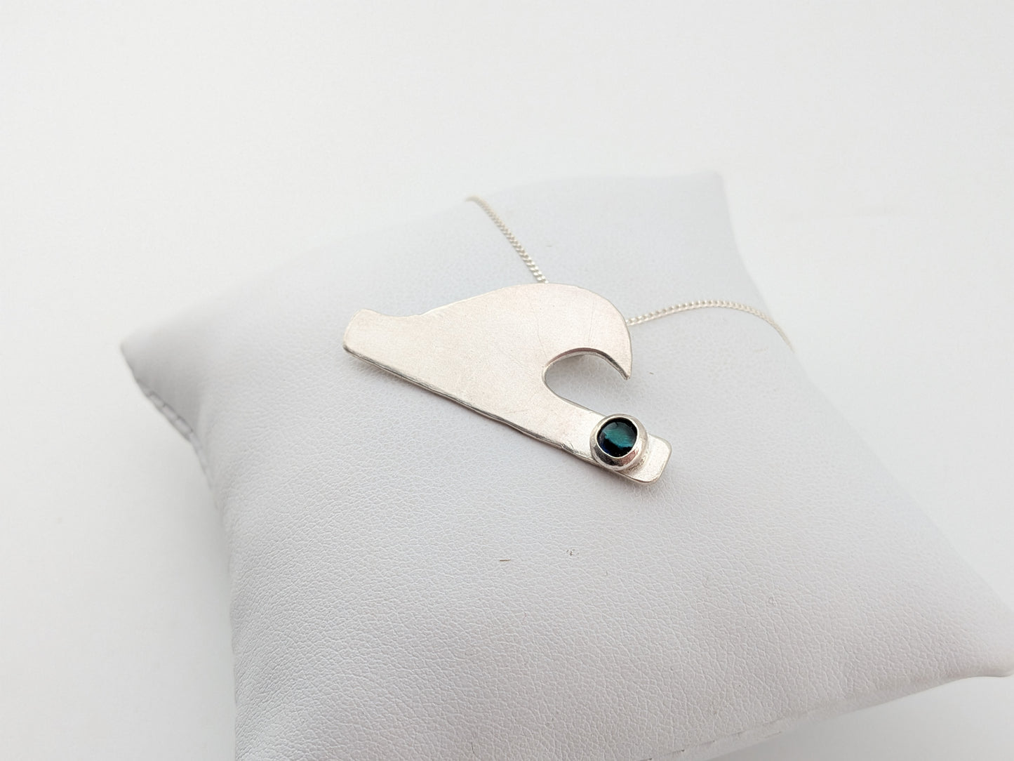 Silver Wave Pendant