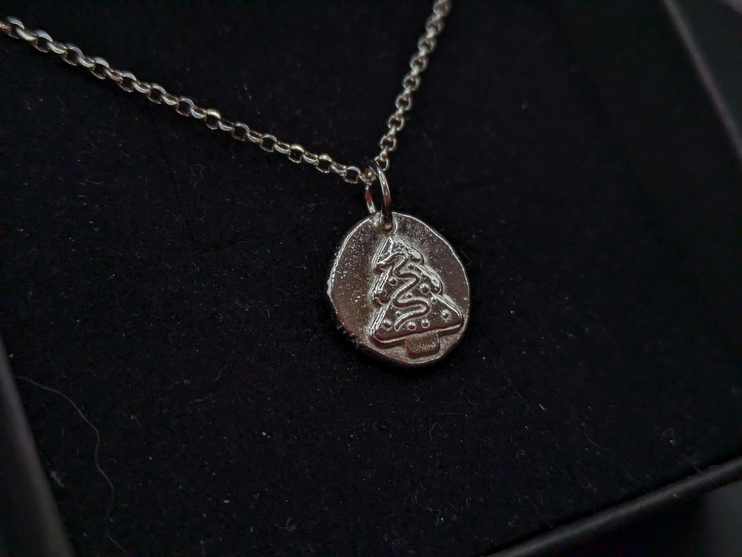 Christmas Tree Cookie Necklace