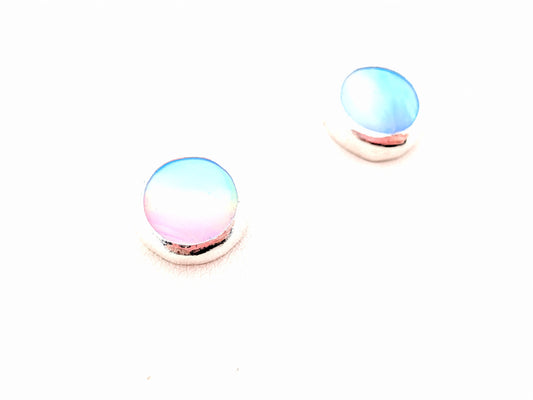 Green Aurora Opal Studs