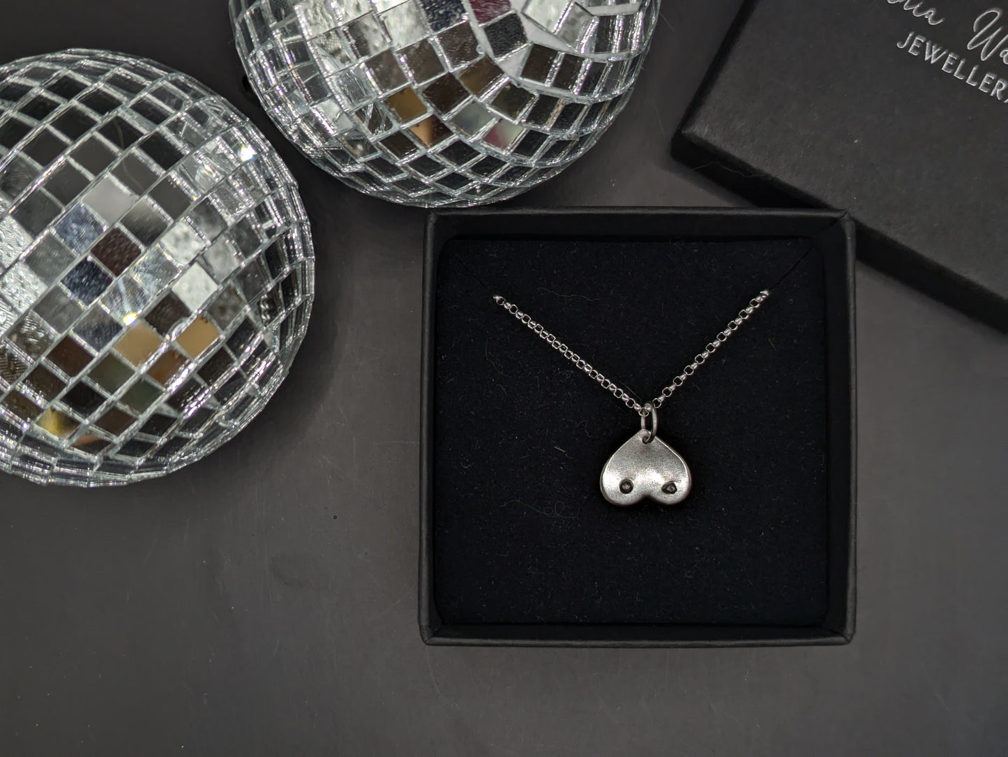 Silver Boob Necklace