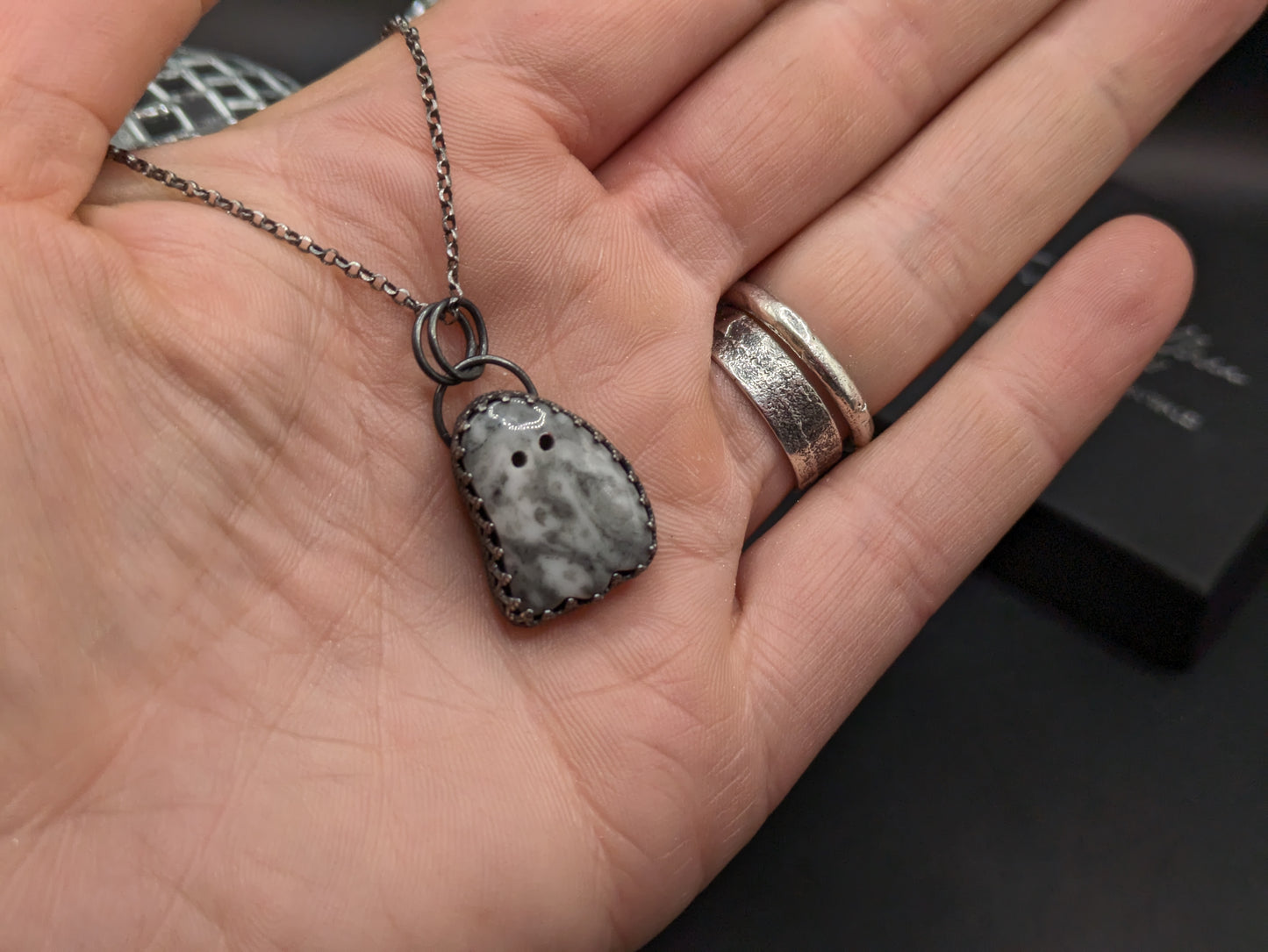 Tombstone Effect Ghost Pendant