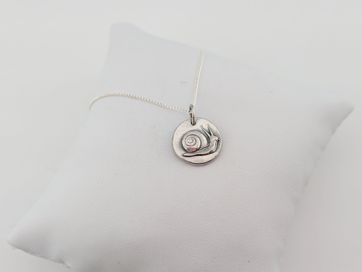 Sterling Silver Snail Pendant