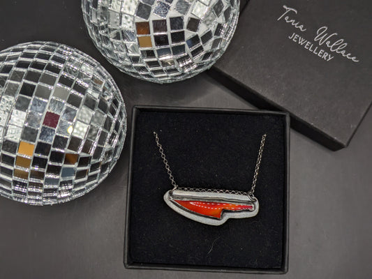 Aurora Opal Dagger Necklace