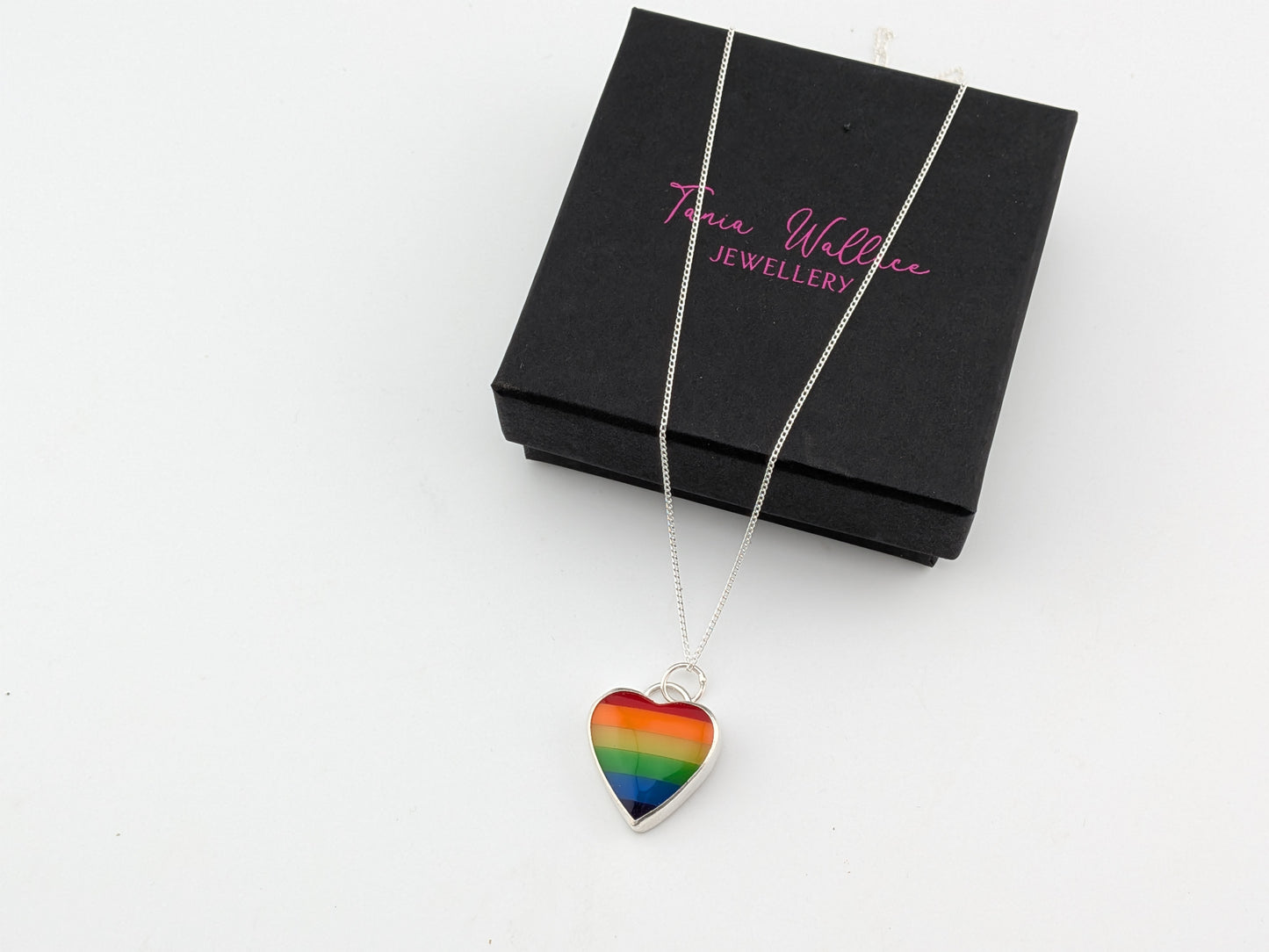 Rainbow Heart Pendant