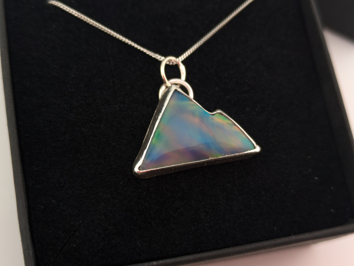 Aurora Opal Mountain Pendant