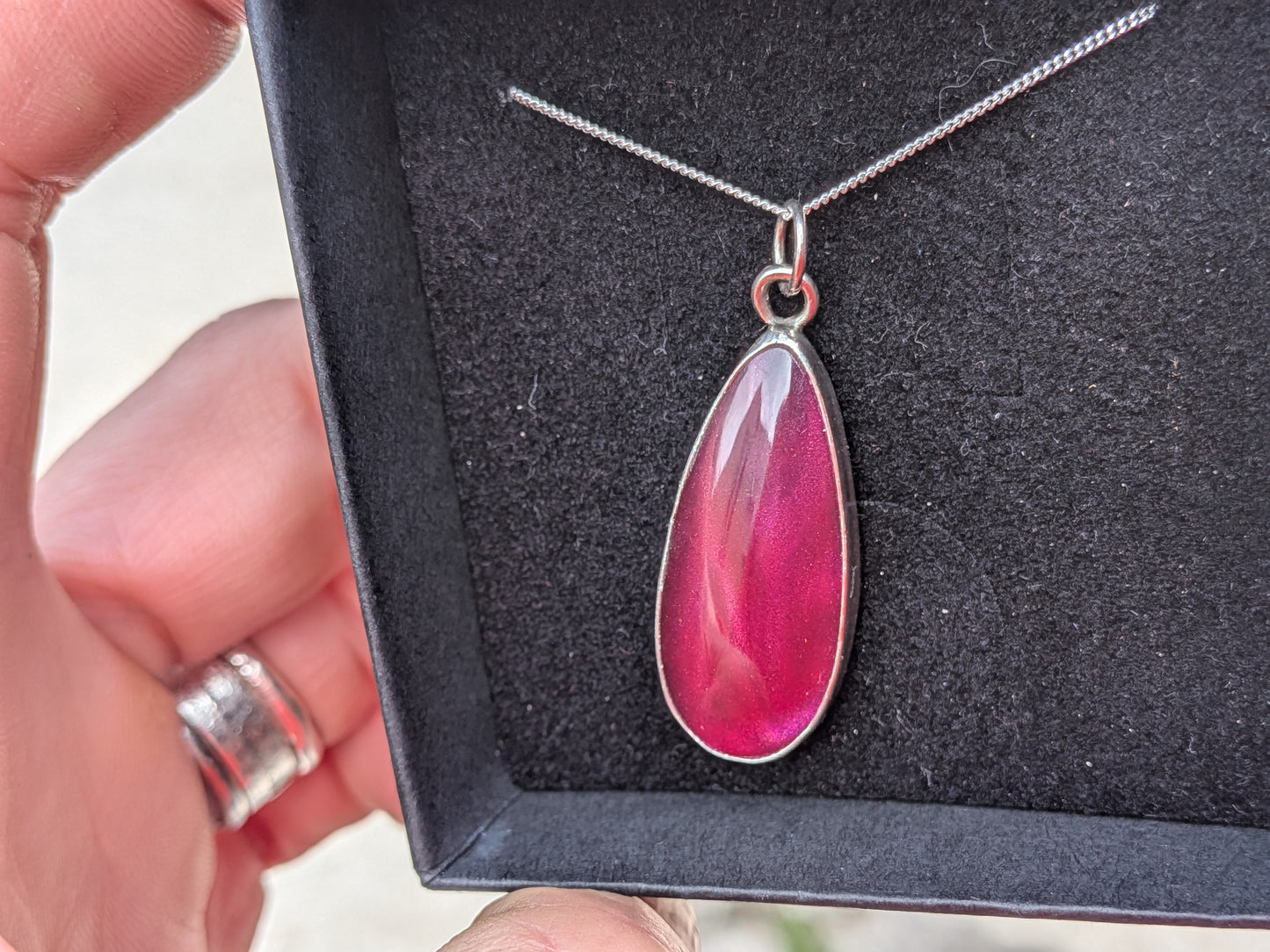 Teardrop Bowlerite Pendant