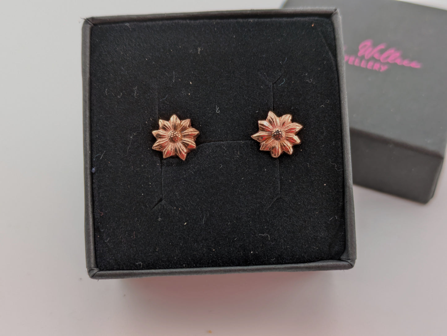 Copper Daisy Studs