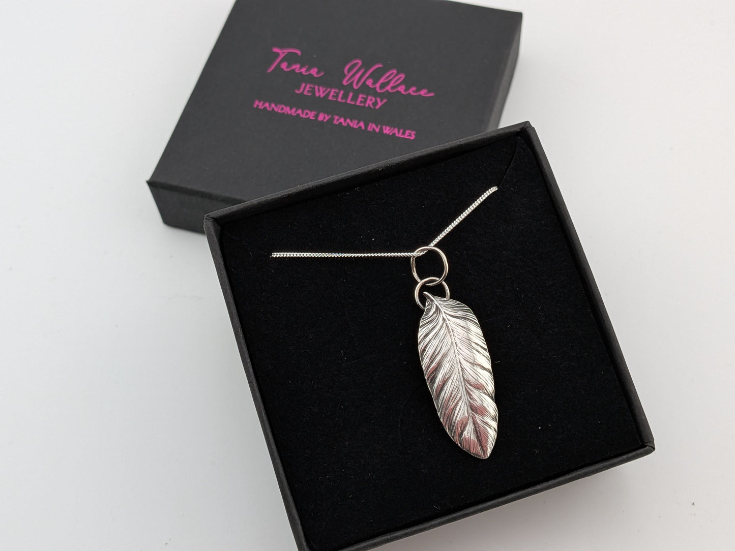 Sterling Silver Feather Pendant