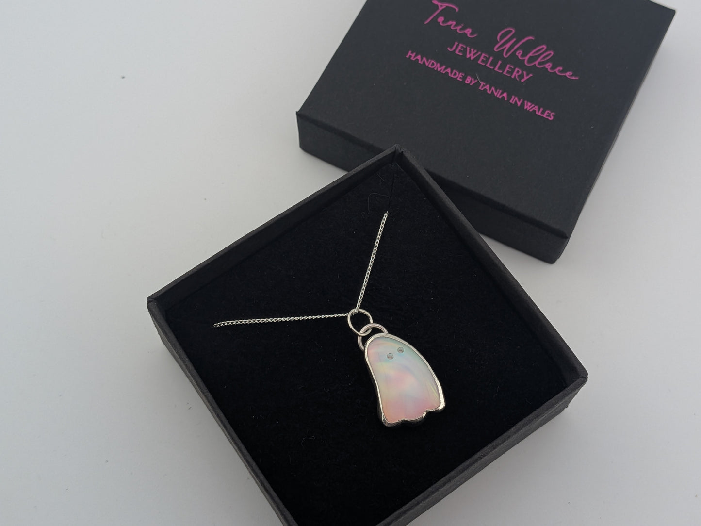 Aurora Opal Ghost Pendant