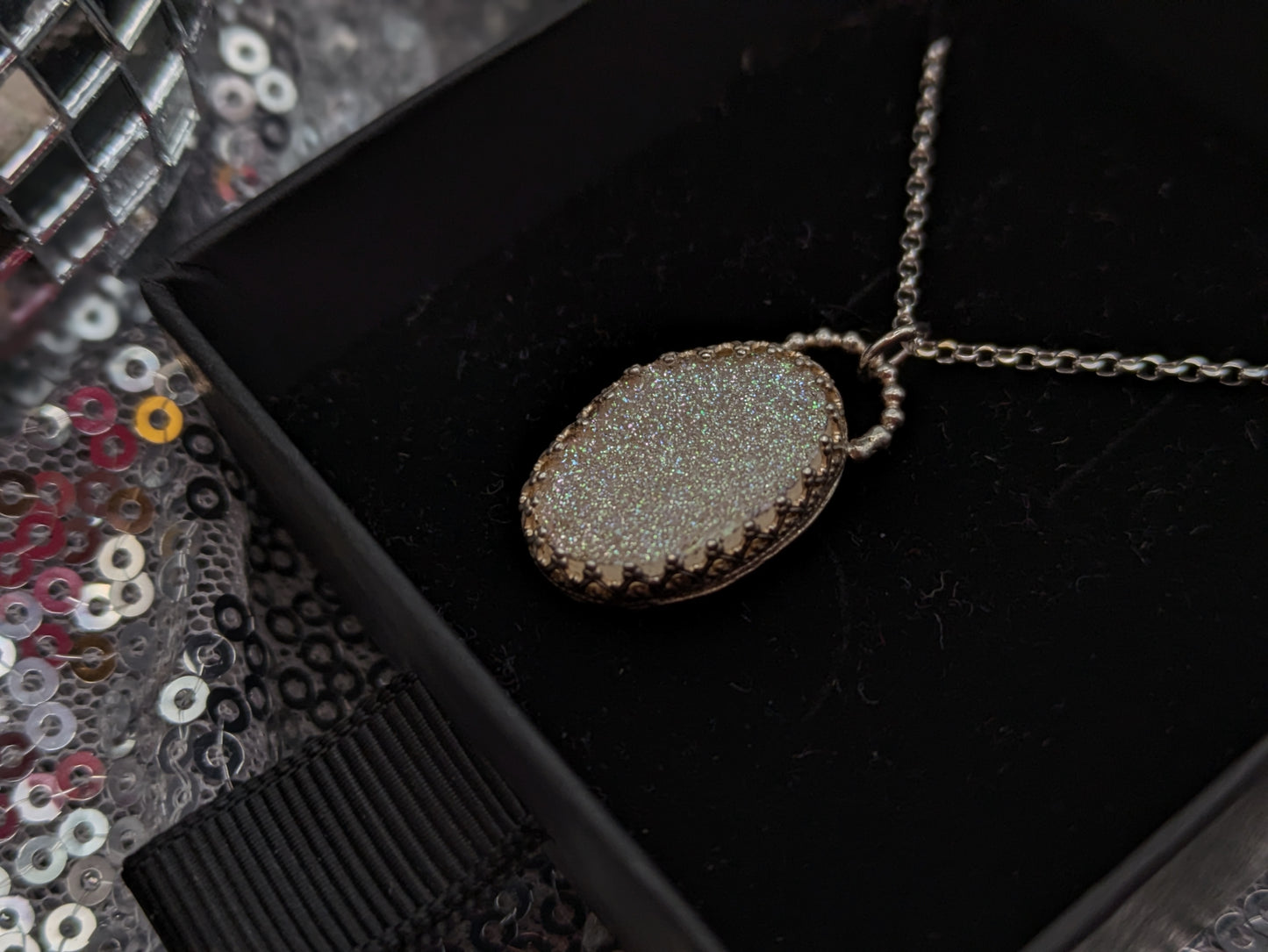Druzy Quartz Pendant