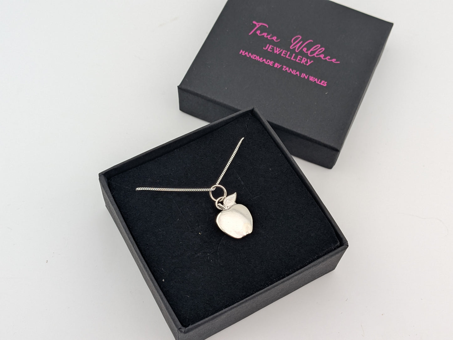 Smooth Apple Sterling Silver Pendant