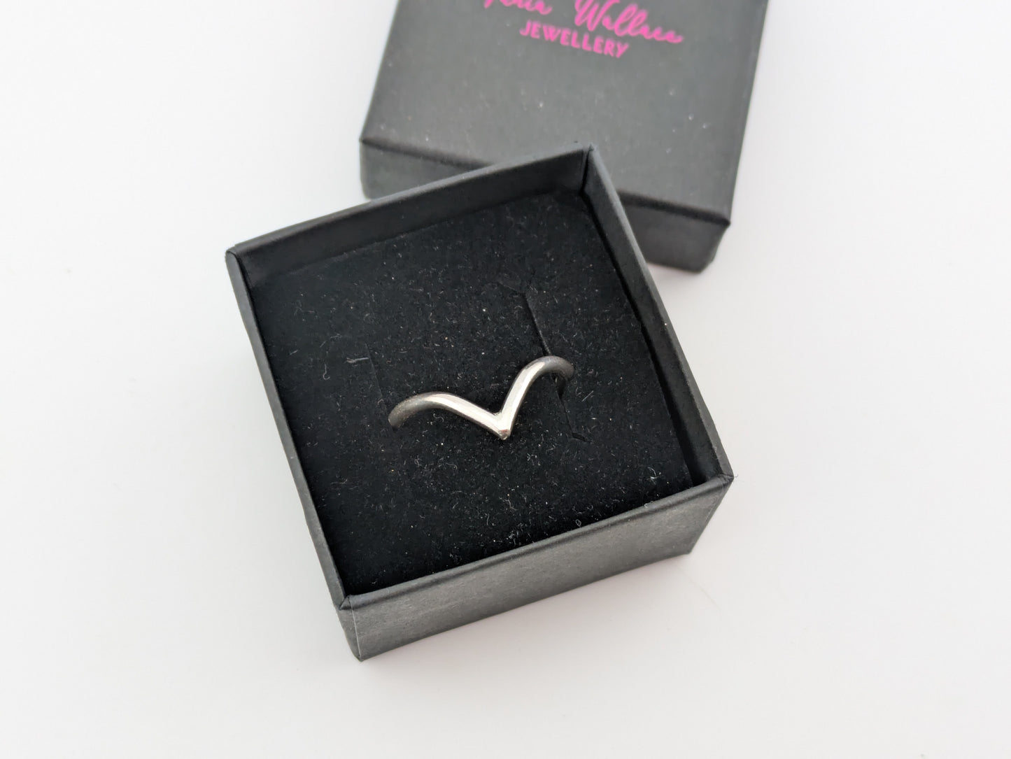 Sterling Silver Wishbone Ring