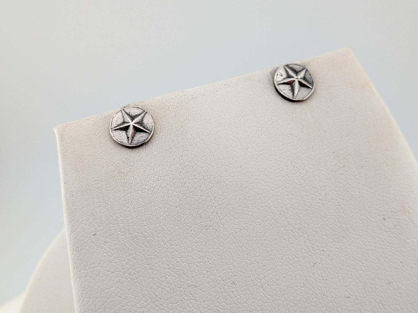 Oxidised Star Studs - Singles or Pairs