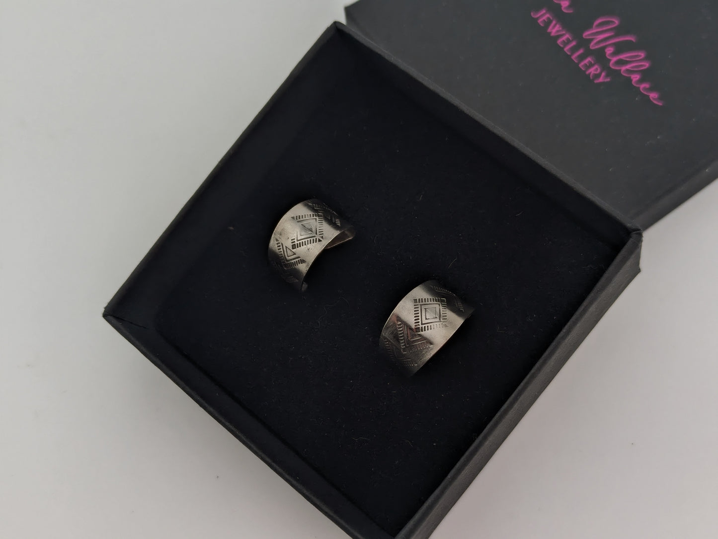 Sterling Silver Boho Hoops