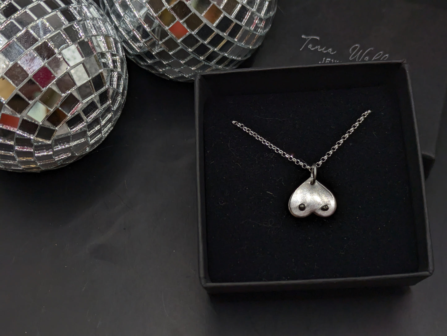 Silver Boob Necklace