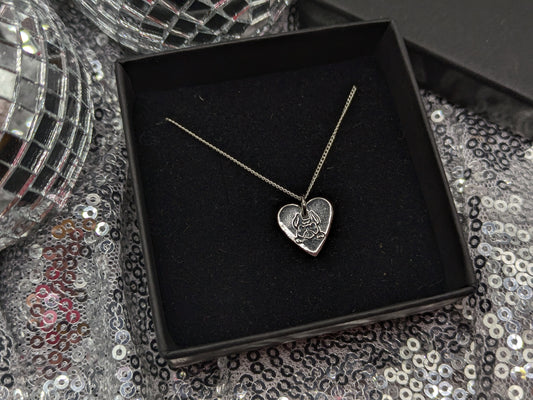 Frenchie Heart Pendant
