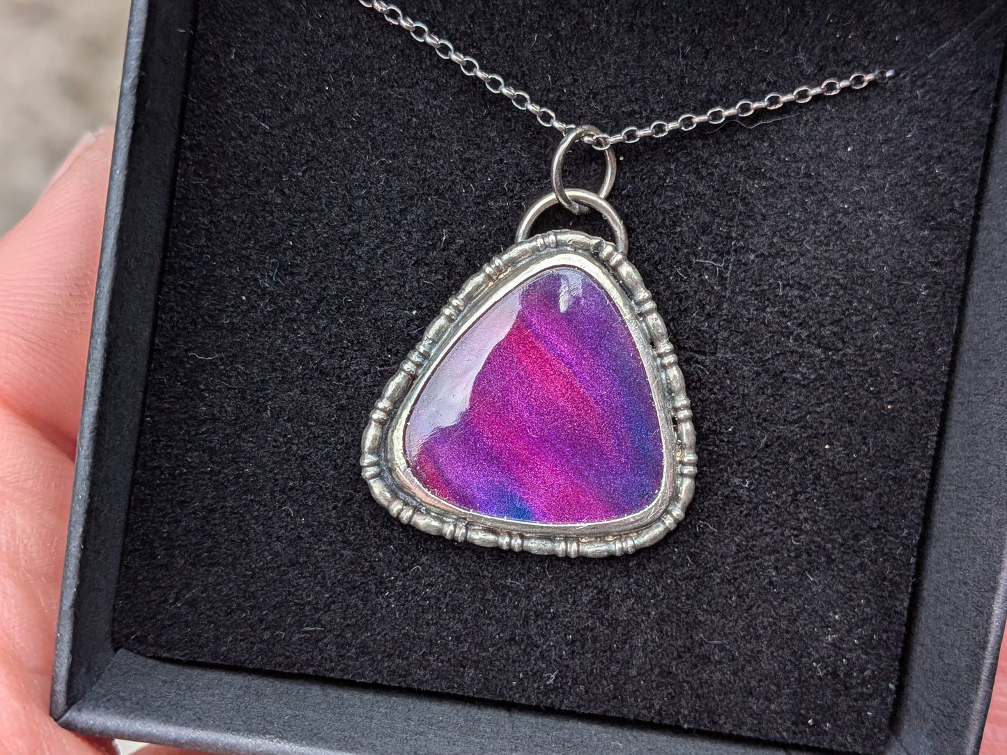 Purple Bowlerite Pendant