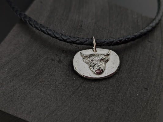 3D Highland Cow Pendant