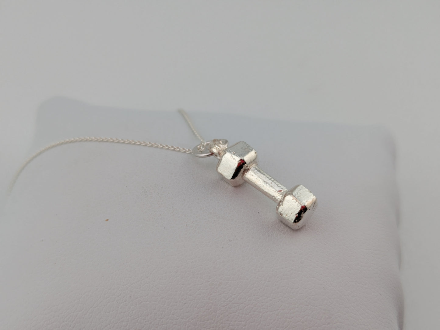 Mini Weight Sterling Silver Pendant