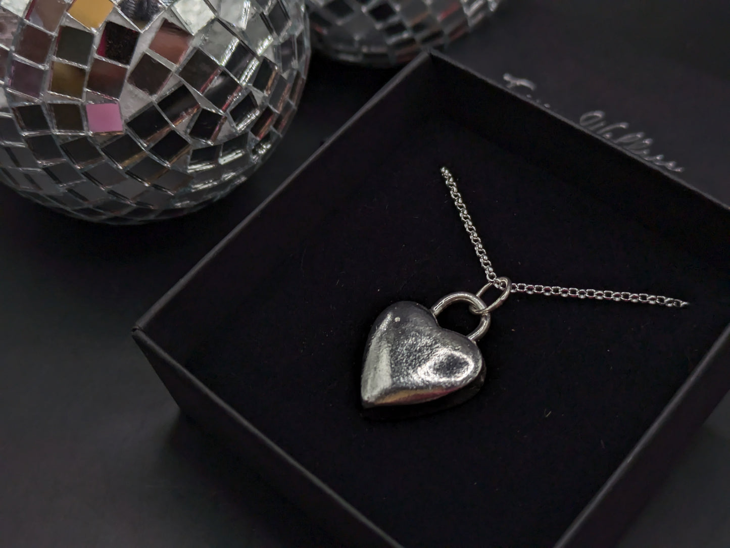 Solid Silver Heart Pendant