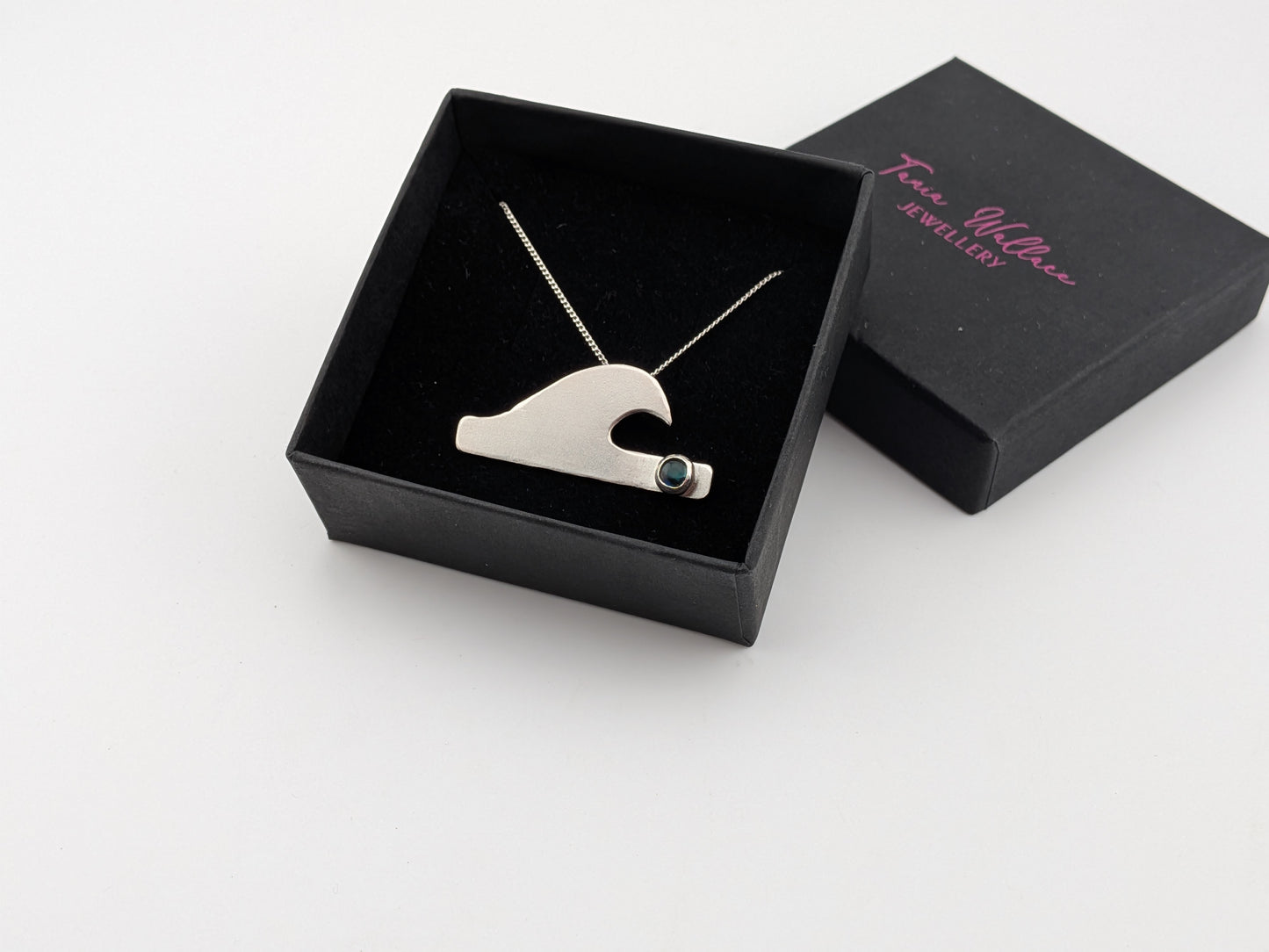 Silver Wave Pendant