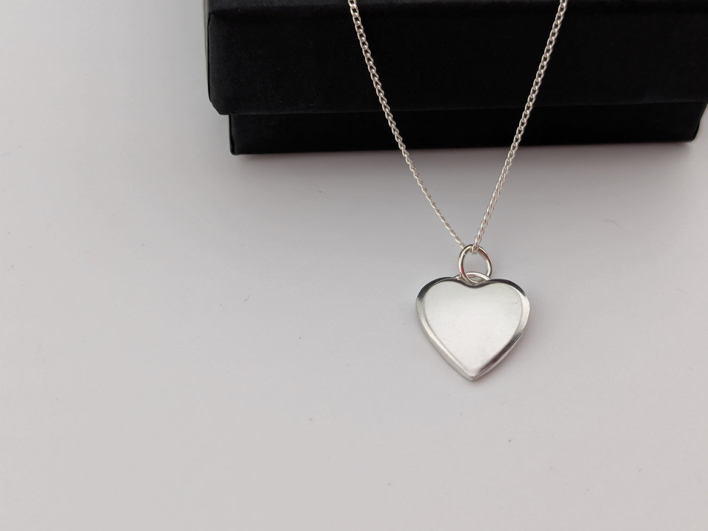 Smooth Heart Sterling Silver Pendant