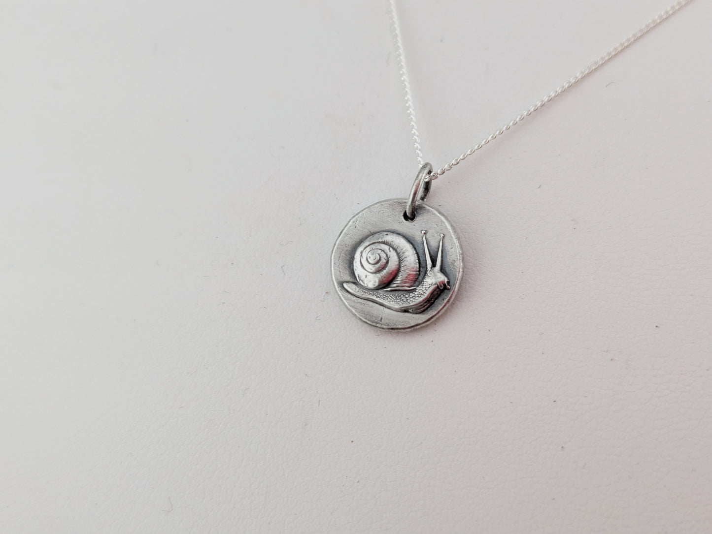 Sterling Silver Snail Pendant