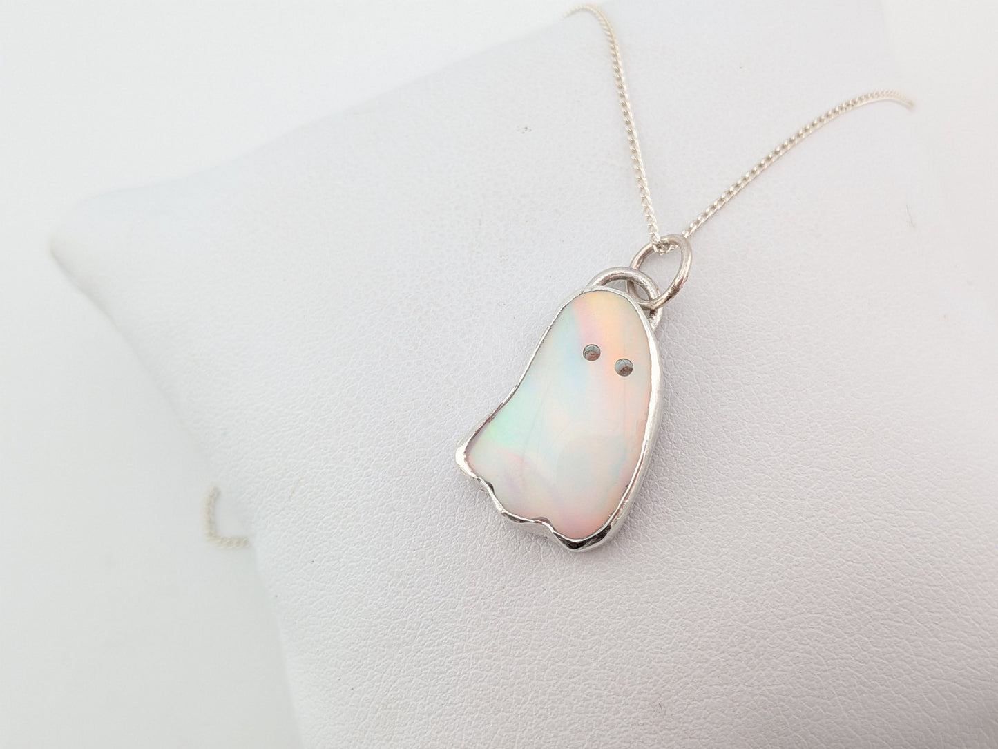 Aurora Opal Ghost Pendant