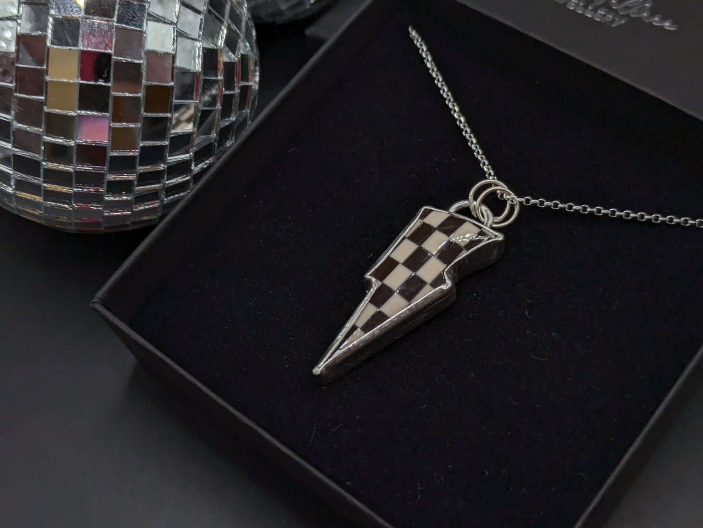 Checkerboard Bolt Pendant
