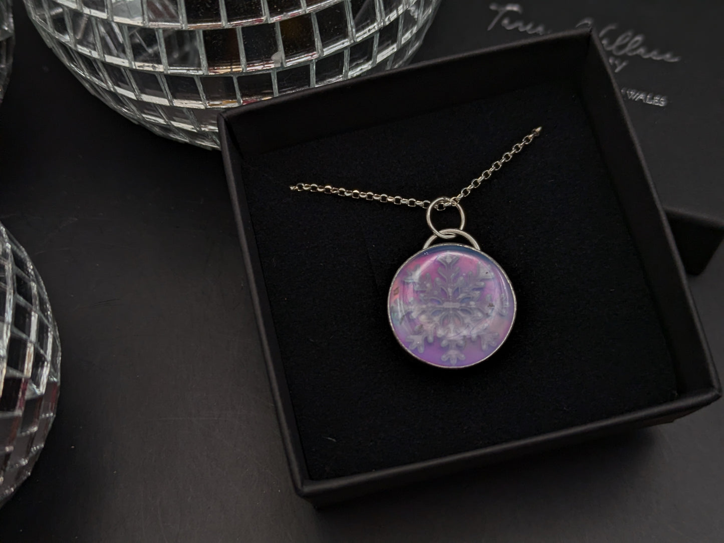 Aurora Opal Snowflake Pendant