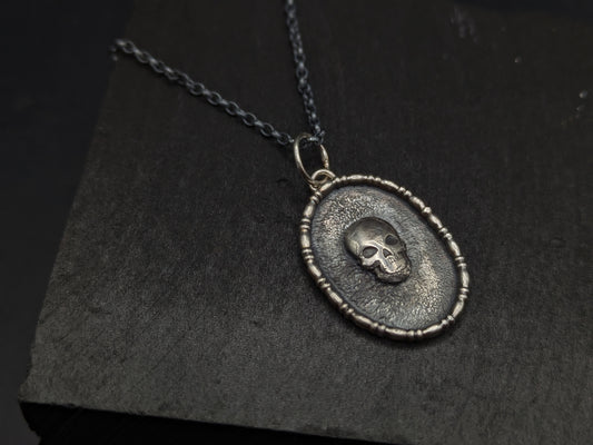 Framed Skull Pendant