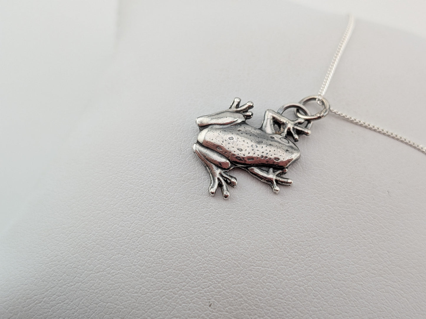 Sterling Silver Frog Pendant