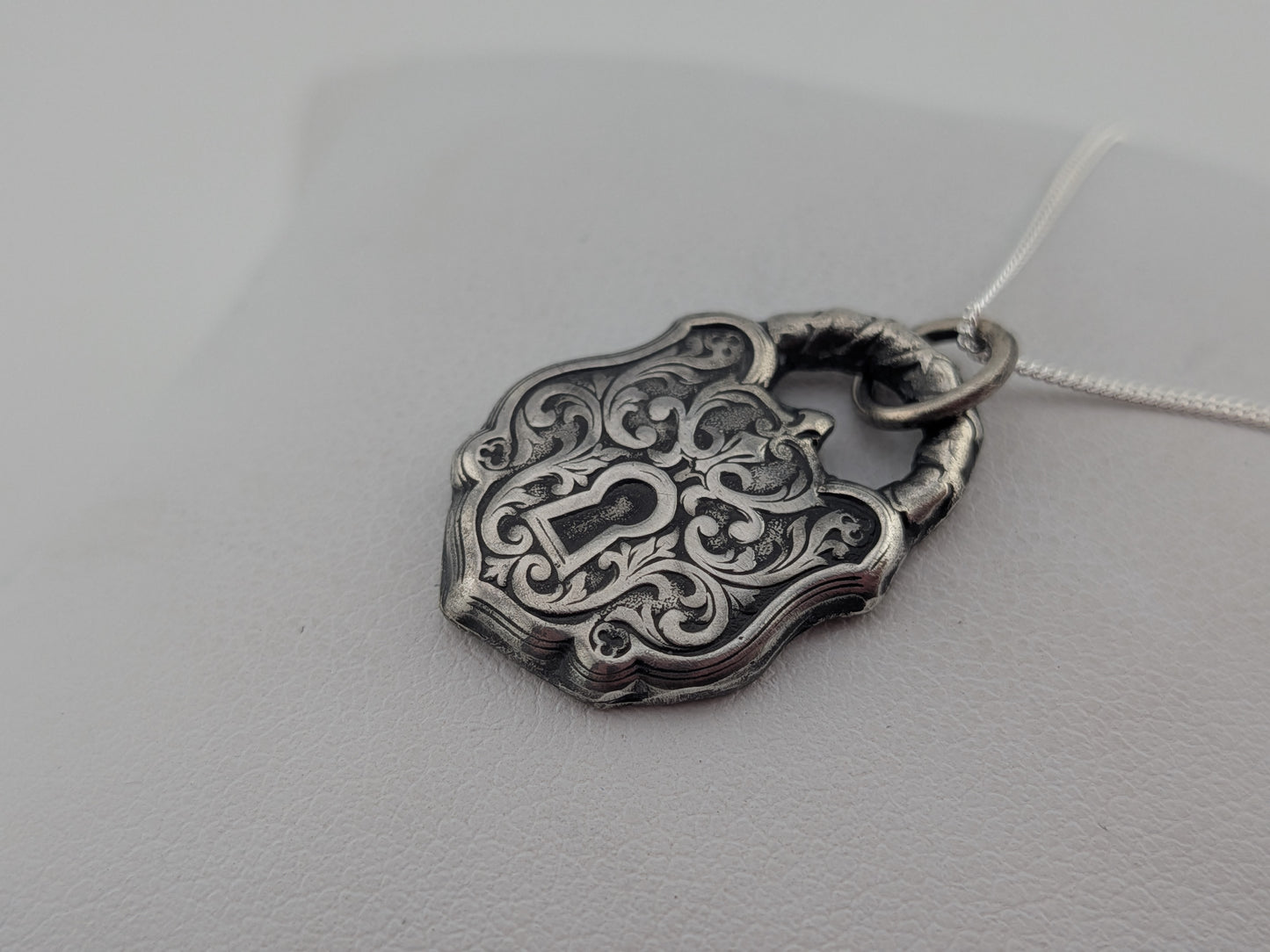 Ornate Padlock Style Pendant