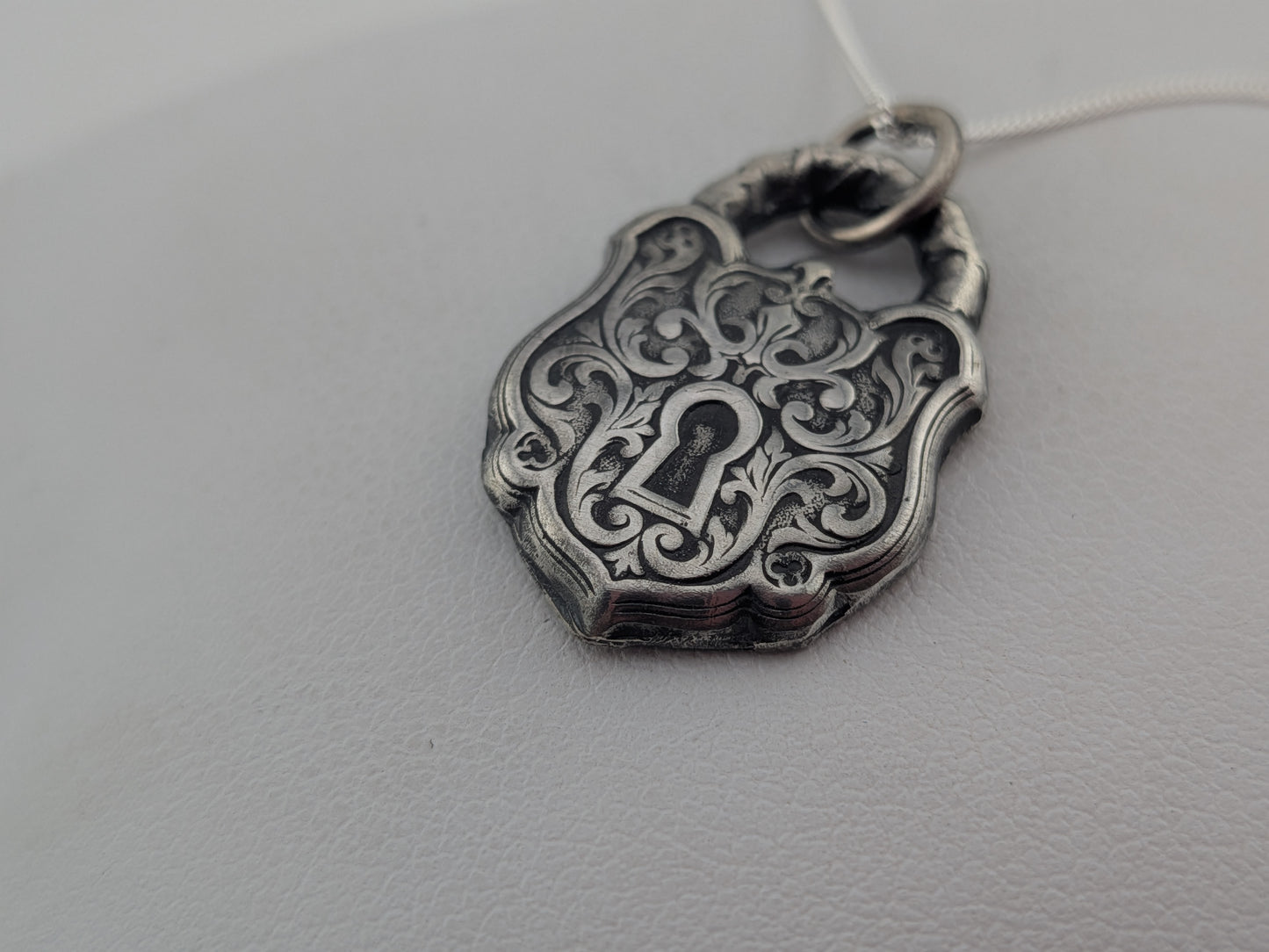 Ornate Padlock Style Pendant