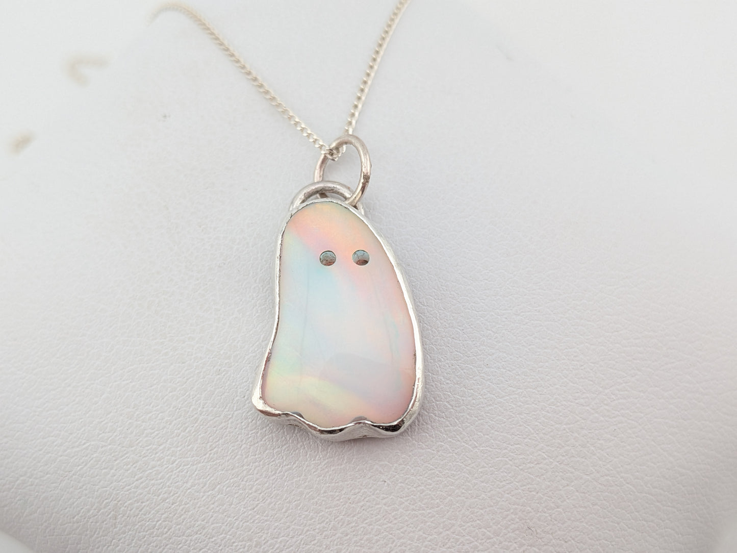 Aurora Opal Ghost Pendant