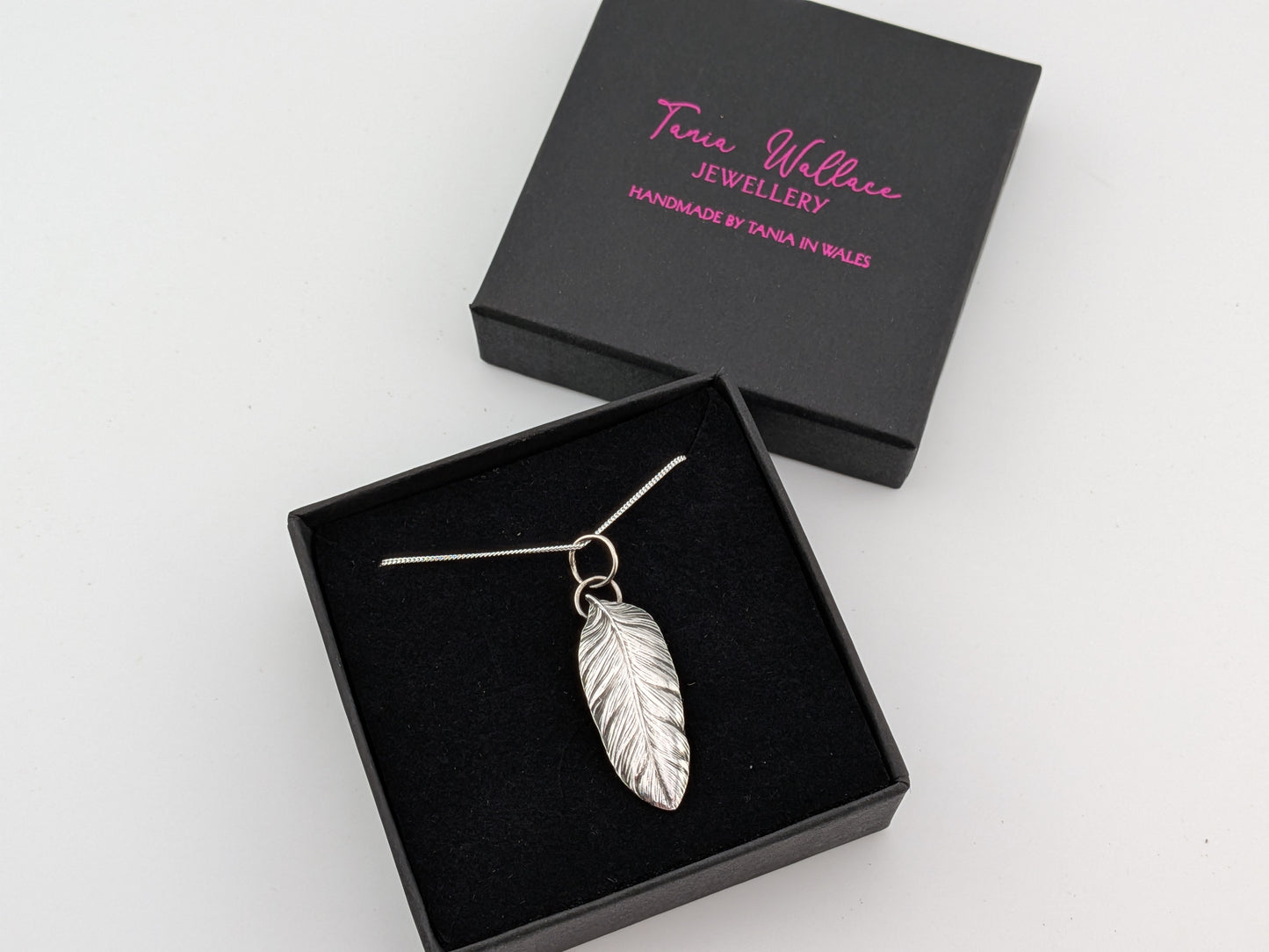 Sterling Silver Feather Pendant