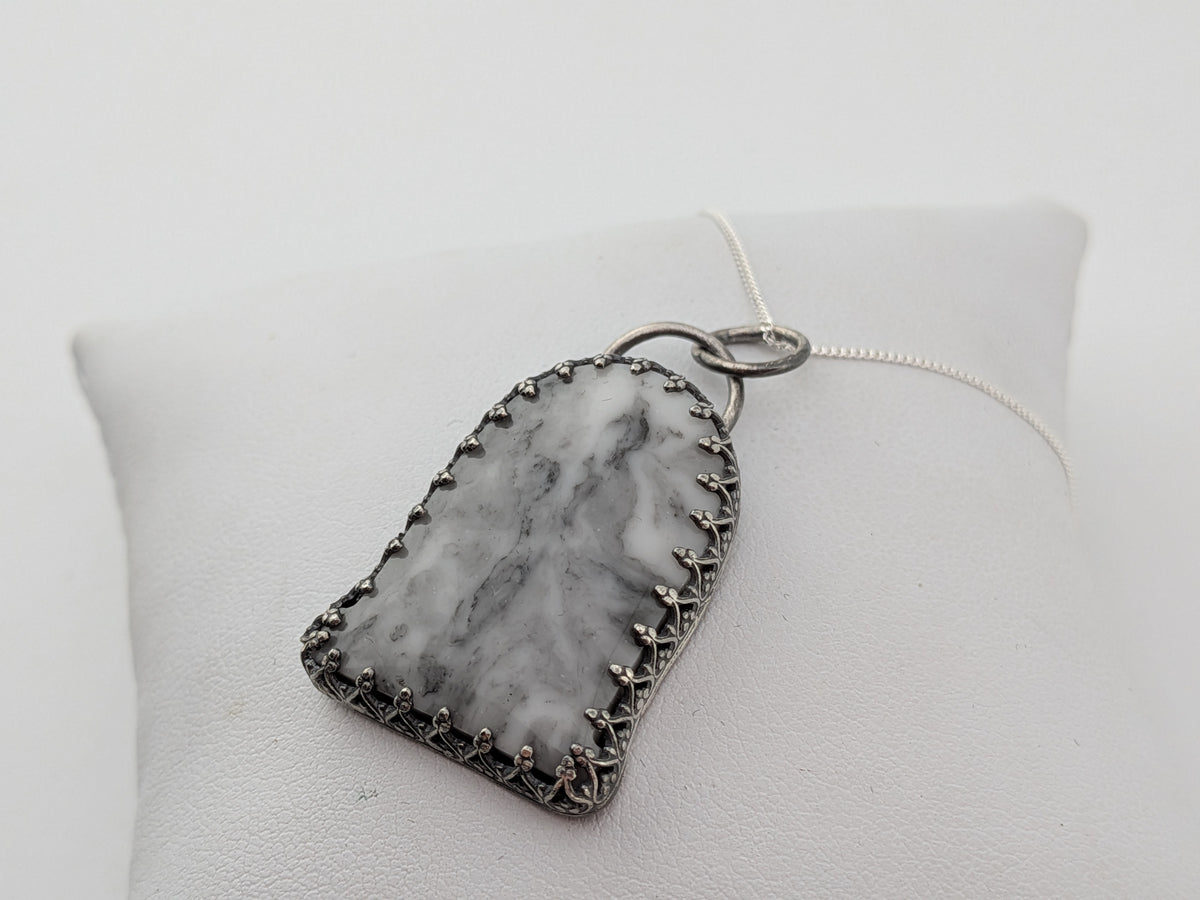 Tombstone Look Tombstone Shaped Pendant