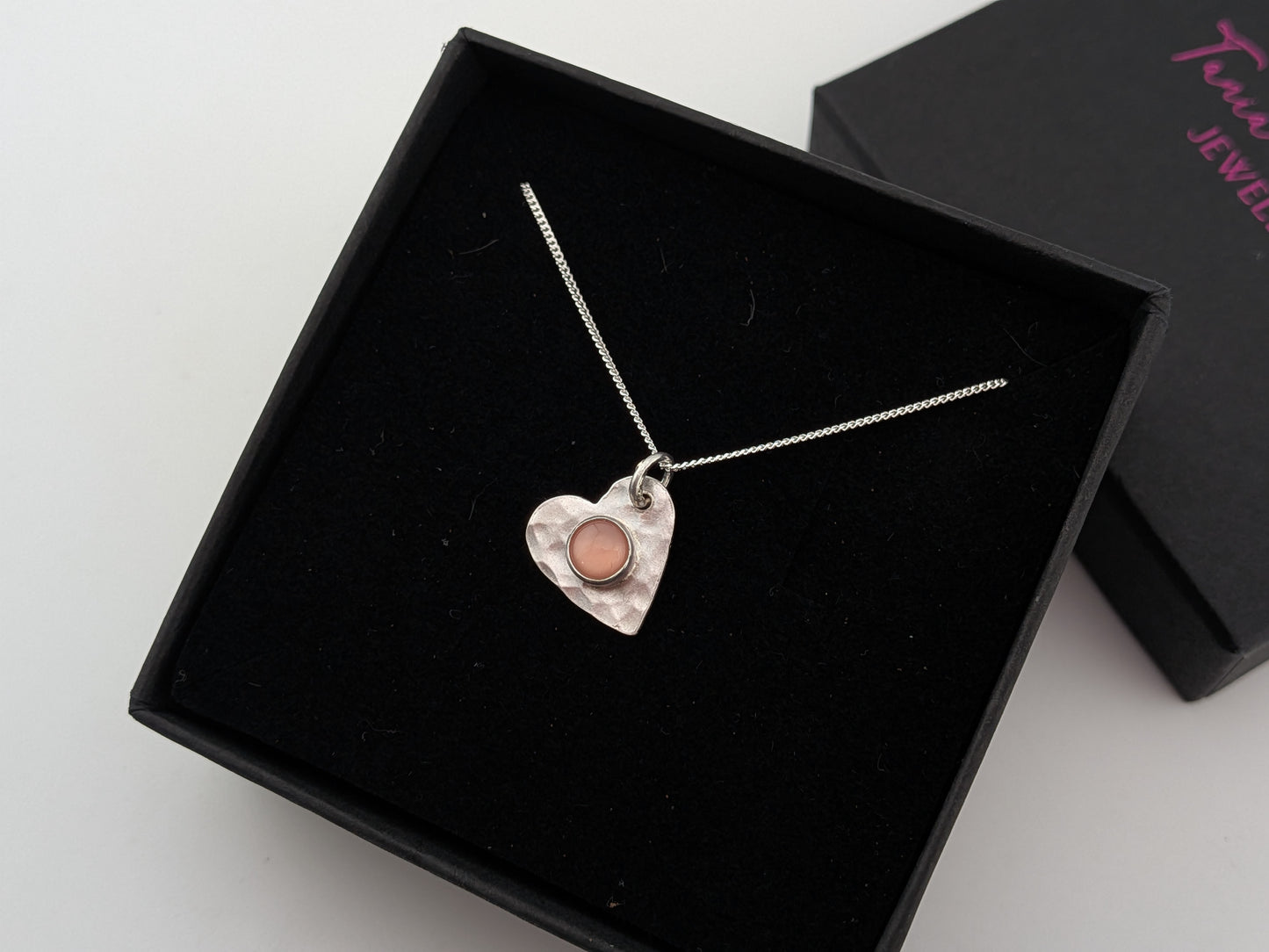 Mother of Pearl Heart Pendant