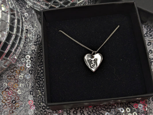 Corgi Heart Pendant