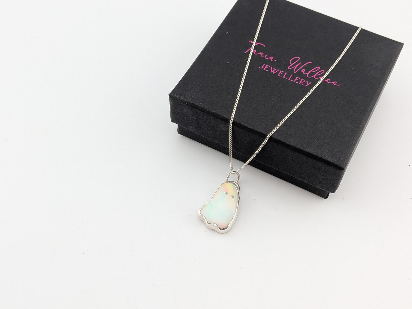 Aurora Opal Ghost Pendant