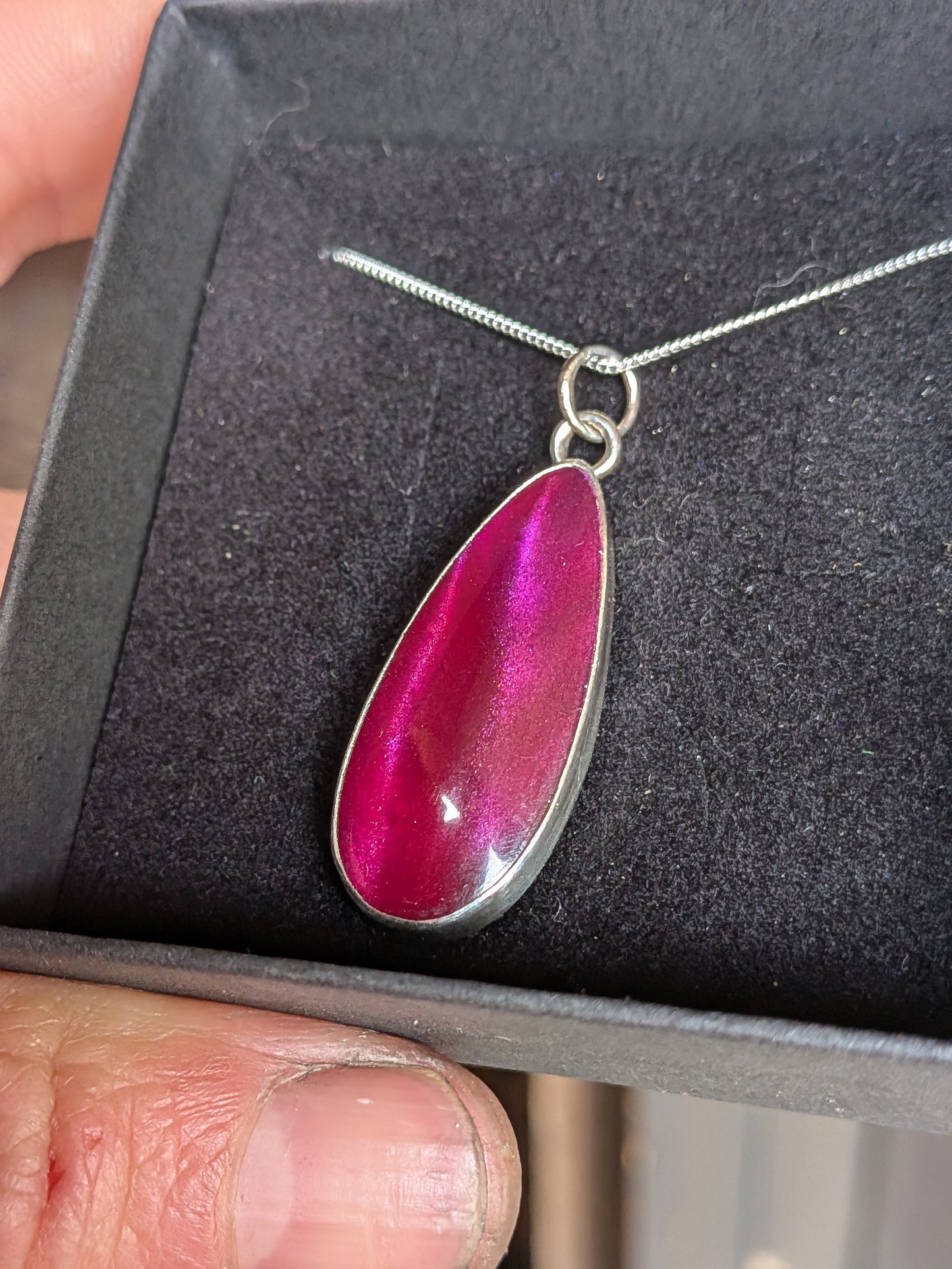 Teardrop Bowlerite Pendant
