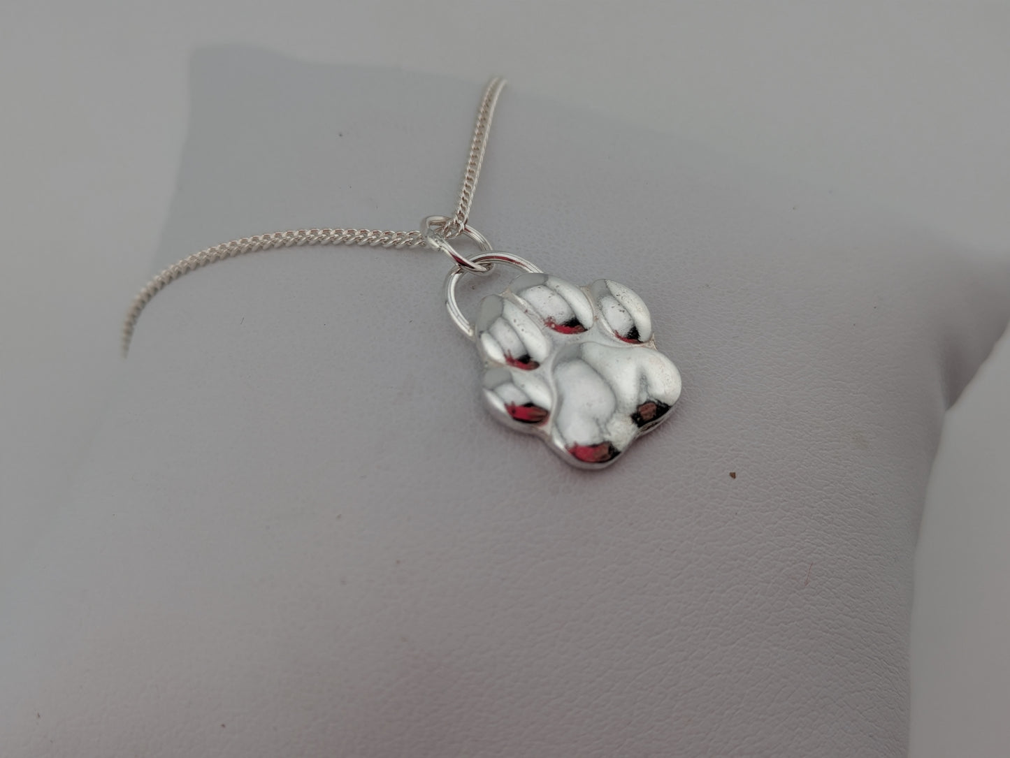 3D Paw Print Pendant