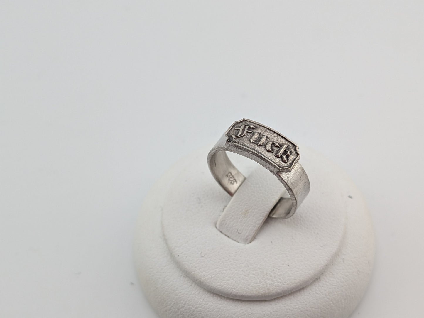 Sterling Silver F*ck Ring