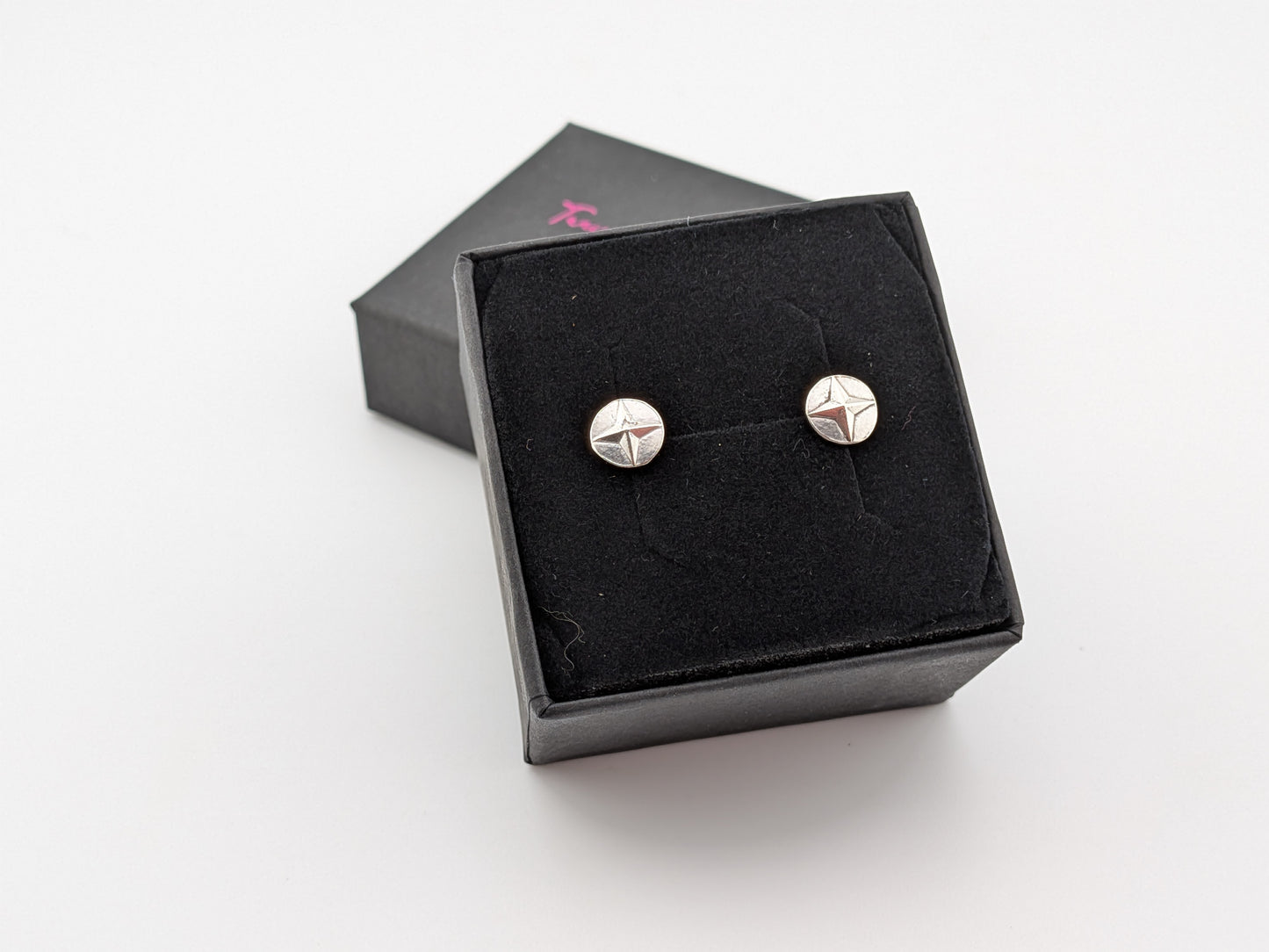 4 Pointed Star Studs - Singles or Pairs