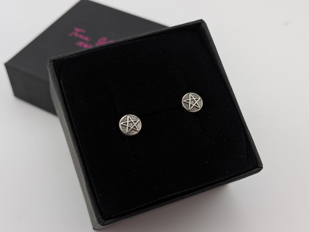 Mini Pentagram Studs