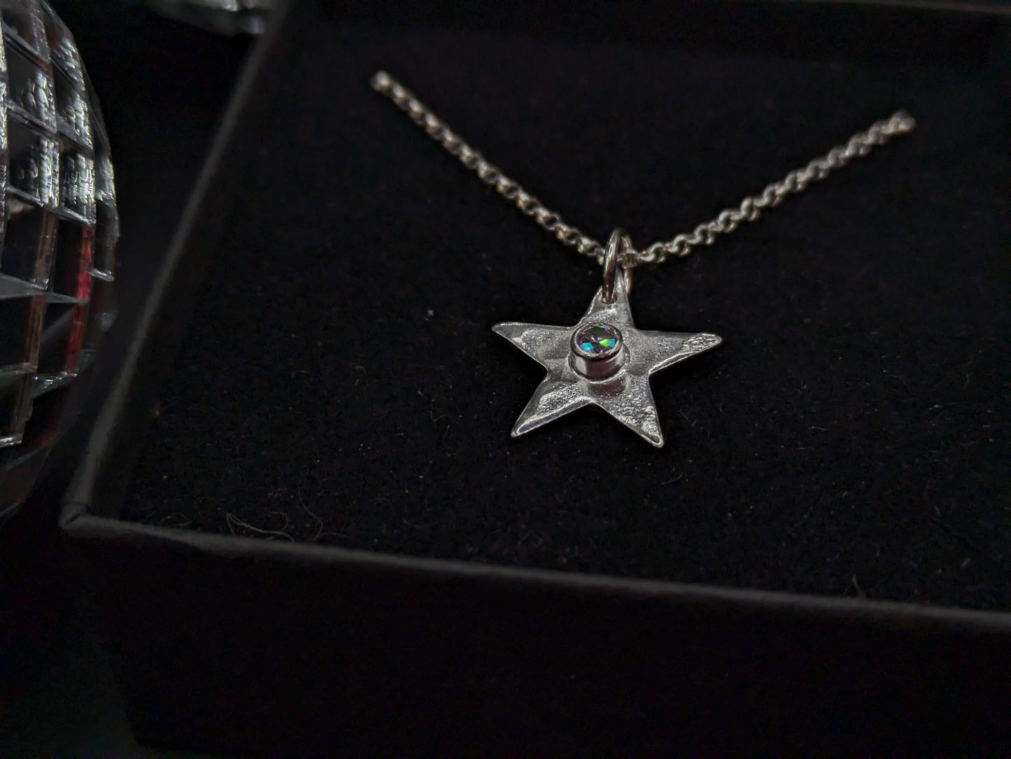 Cubic Zirconia Star Necklace