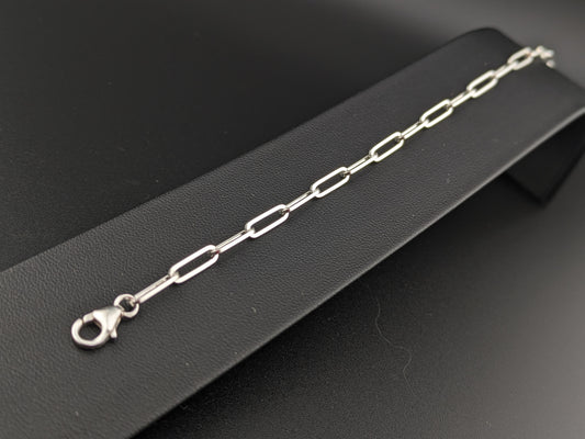 7" Square Link Chain Bracelet
